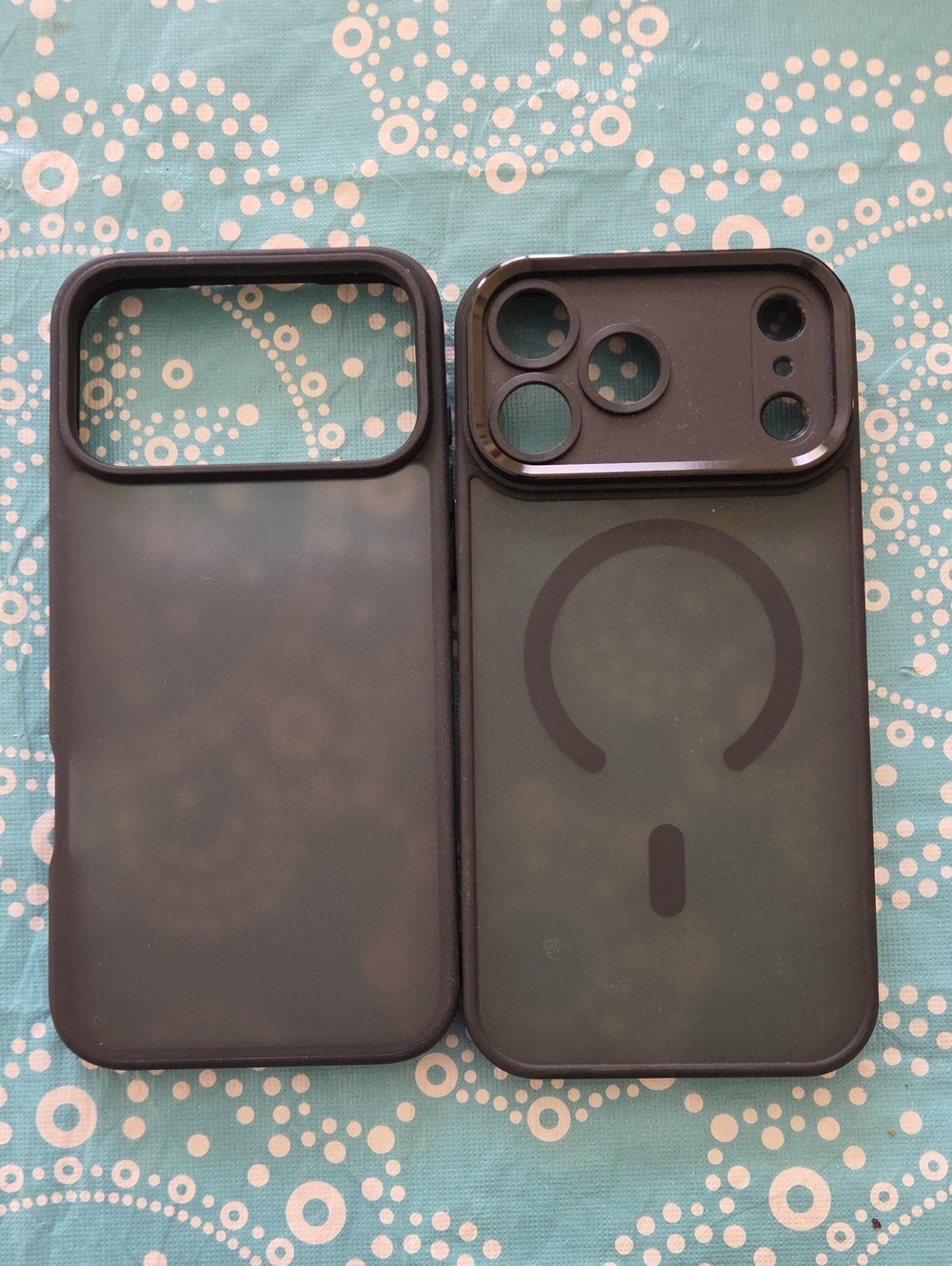 Black Magnetic Camera-Protect iPhone Case & Plain Blck Case Both Iphone17 Promax